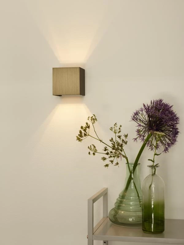 Lucide XIO - Wall light - LED Dim. - G9 - 1x4W 2700K - Adjustable beam angle - Rust Brown - atmosphere 1